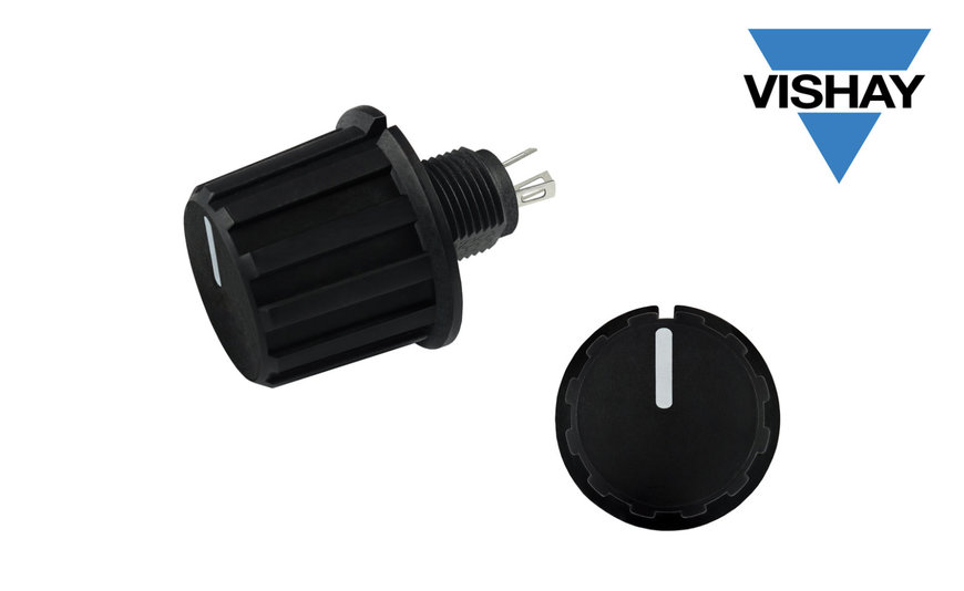Vishay Intertechnology Knob Potentiometers Simplify Designs and Optimize Costs for Industrial and Audio Applications
